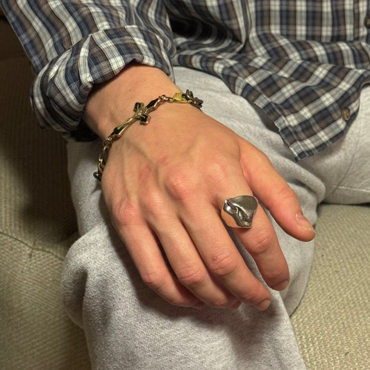 SECONDHAND - Volcanic silver ring